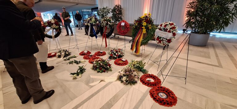 First annual commemoration.